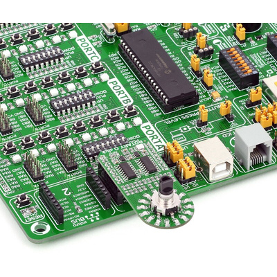 MikroElektronika Rotary O Control Knob mikroBus Click Board