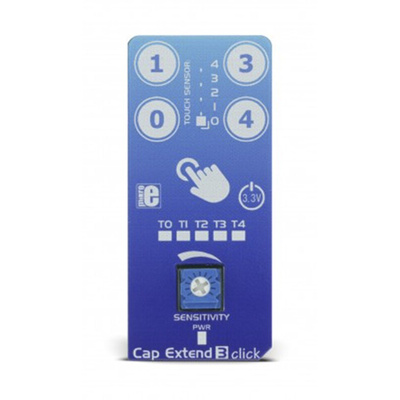 MikroElektronika Cap Extend 3 Click mikroBus Click Board for MTCH105