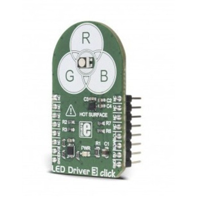 MikroElektronika MIKROE-2950, LED Driver 3 Click for NCP5623B, PCA9306 for and in many Decorative Colored Lighting