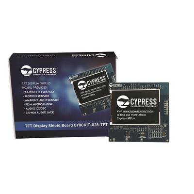 Infineon CY8CKIT-028-TFT, Display Shield Board 2.4in TFT Evaluation Board for PSoC 6 MCUs