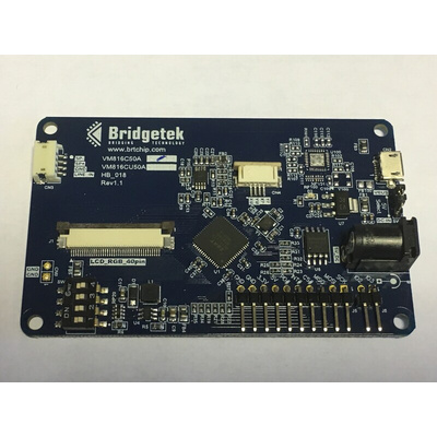 Bridgetek VM816CU50A-N, EVE Credit Card Board (no display) LCD Development Module With USB for BT816 EVE
