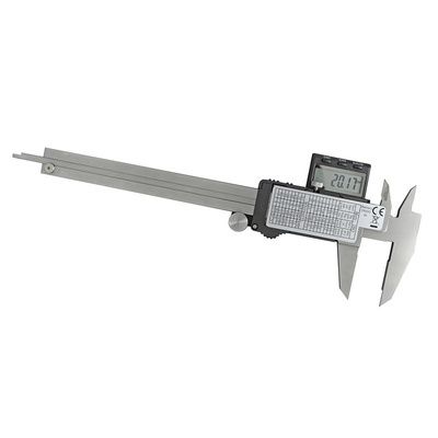 RS PRO 150mm Digital Caliper 0.01 mm, ,Metric & Imperial With UKAS Calibration
