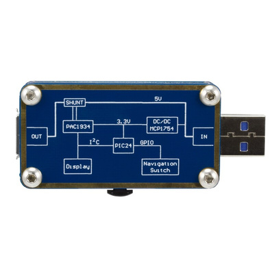 Microchip ADM00974, PAC1934 USB A PowerMeter for PAC1934