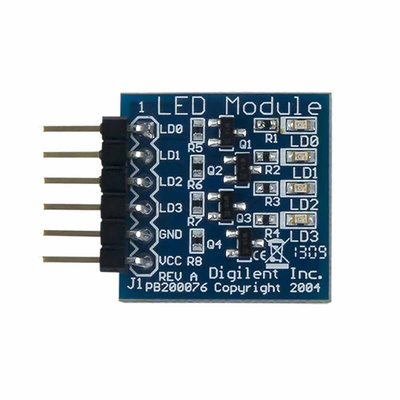 Digilent 410-076, Pmod LED: Four High-brightness LEDs LED