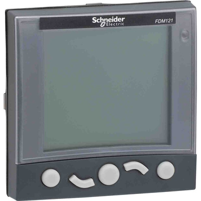 Schneider Electric TRV00121, Front Display Module FDM 121 96 x 96 mm Display Module for Compact, MasterPact, PowerPact