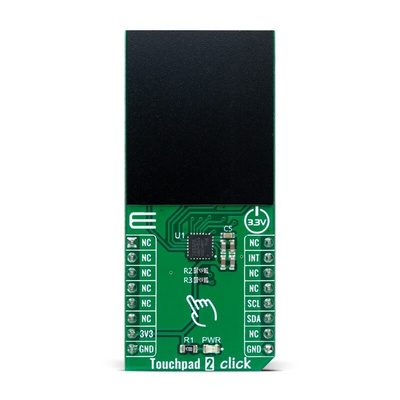 MikroElektronika Touchpad 2 Click Capacitive Touch Add On Board for IQS525 for mikroBUS socket