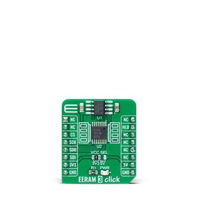 MikroElektronika MIKROE-4854, EERAM 3 Click SRAM Add On Board for 48L256 for mikroBUS socket