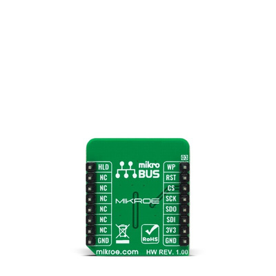 MikroElektronika MIKROE-4987, Flash 9 Click Serial Flash Add On Board for W25Q02JV for mikrobus Socket