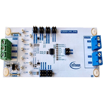 Infineon TLD22522RCLEVALTOBO1, TLD2252-2_RCL_EVAL LED Driver Evaluation Board for LITIX™ Basic+ TLD2252-2EP