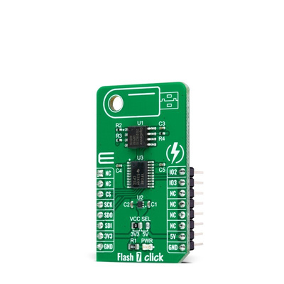 MikroElektronika MIKROE-4440, Flash 7 Click Flash Add On Board for GD25LQ16C