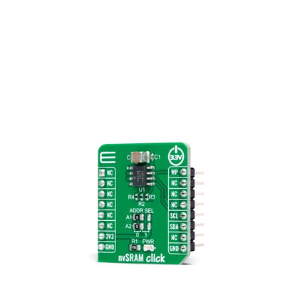 MikroElektronika MIKROE-4441, nvSRAM Click SRAM Add On Board for CY14B101J