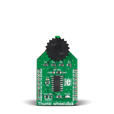 MikroElektronika Thumbwheel Click Switch Sensor Add-On Board for DS2408 for Instrument, Machines
