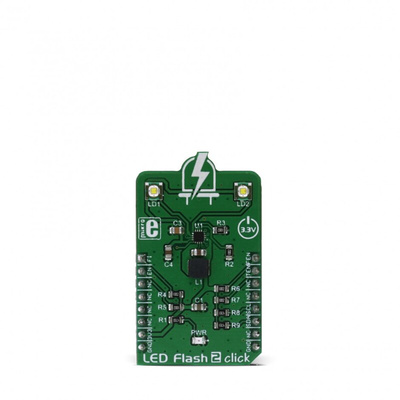 MikroElektronika MIKROE-2830, LED Flash 2 Click LED Driver LED Driver for MIC2870 for Flash or Torch Light