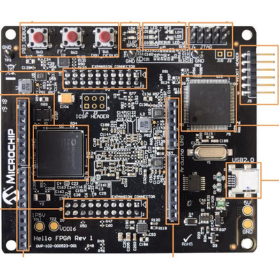 Microchip M2S-HELLO-FPGA-KIT Hello FPGA Kit Evaluation Kit for SmartFusion®2