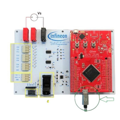 Infineon TLD700216OTPPRGTOBO1, TLD700216OTPPRGTOBO1 Evaluation Board for TLD7002-16 OTP PRG for TLD7002-16ES