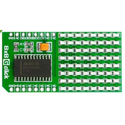 MikroElektronika MIKROE-1306, 8x8 G Click LED Add On Board