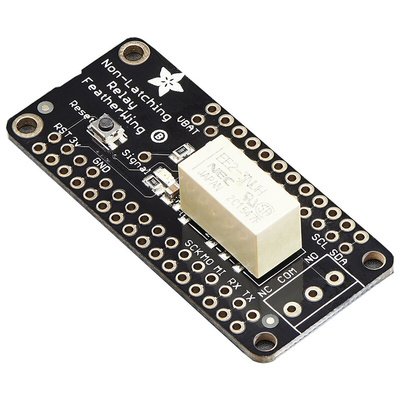 Adafruit FeatherWing Non-Latching Relay for Adafruit Feather