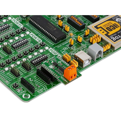 MikroElektronika Voltmeter click Voltage Measurement for MCP3201 for MikroBUS