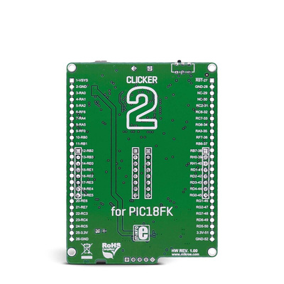 MikroElektronika Clicker 2 for PIC18FK MCU Add On Board MIKROE-2584