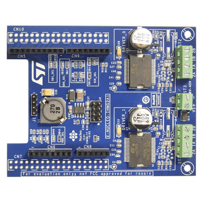 STMicroelectronics Two Axis Stepper Motor Driver Expansion Board for X-NUCLEO-IHM02A1 for STM32 Nucleo
