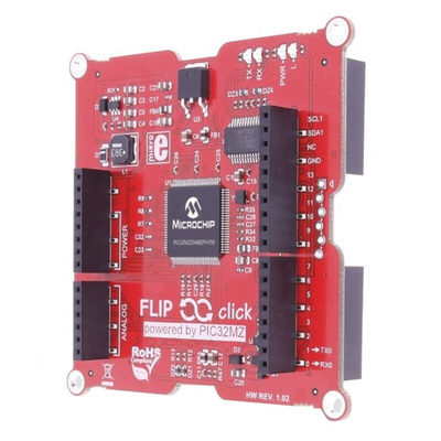 MikroElektronika Flip & Click PIC32MZ Prototyping Add On Board MIKROE-2707