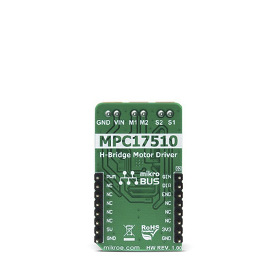 Development Kit H-Bridge 2 Click for use with Direction Control, Mechanized Toys, Motor Speed, Movement Actuators,