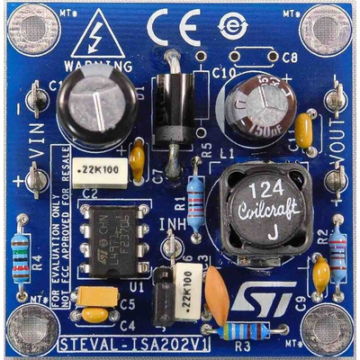 STMicroelectronics Evaluation Board Step Down Switching Regulator for L4971 for Asynchronous Step-Down Power Switching