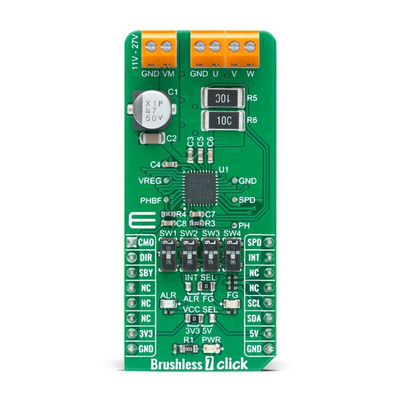 MikroElektronika Brushless 7 Click for TC78B009FTG for TC78B009FTG