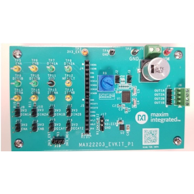 Maxim Integrated MAX22203 Evaluation Kit Half-Bridge Driver for MAX22203 Motor Driver for DC Motors or Single Stepper