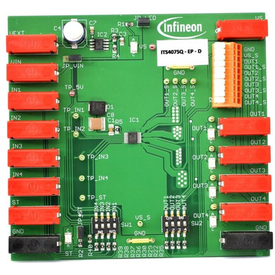 Infineon DEMOBOARD ITS4075Q Evaluation Board for ITS4075Q for Industrial