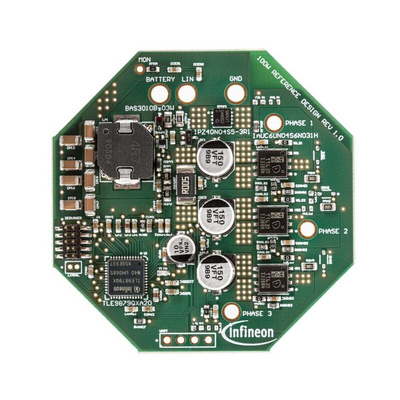 Infineon REF_WATERPUMP100W 3 Phase Motor Drive for MOTIX™ TLE9879QXW40 and IAUC60N04S6N031H for 3phase automotive