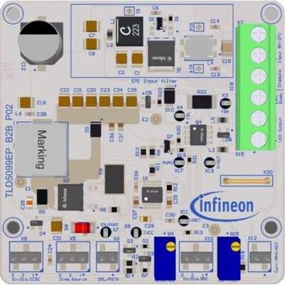 Infineon TLD5099EP-B2B EVALKIT Boost Controller for TLD5099EP