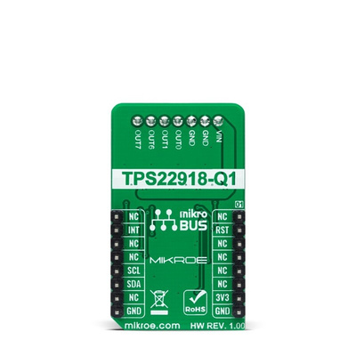 MikroElektronika SolidSwitch Click Load Switch for TPS22918 for mikroBUS socket