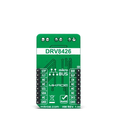 MikroElektronika Stepper 18 Click Stepper Motor Driver for DRV8426 for mikroBUS socket