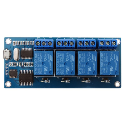 Seeit USB-RELAY04 Relay for Relay Control Card for Arduino, AVR, PIC, Raspberry Pi, TTL