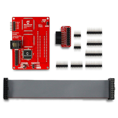 Microchip PIC16(L)F1829 Emulation Extension Pak Add On Board AC244063
