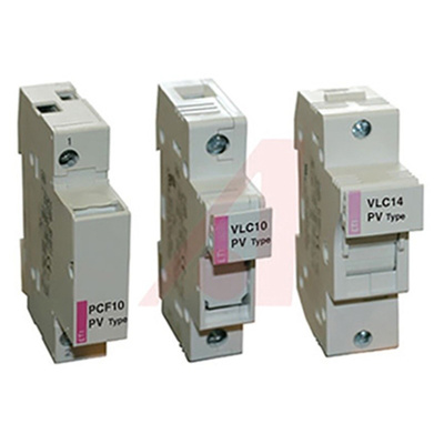 Altech 25A Rail Mount Fuse Holders With Indicator, 2P, 1000V dc