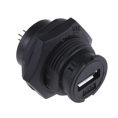 RS PRO USB Connector, Panel Mount, Socket Micro AB IP67
