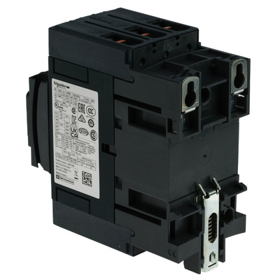 Schneider Electric LC1D Series Contactor, 24 V dc Coil, 3-Pole, 40 A, 18.5 kW, 3NO, 690 V ac