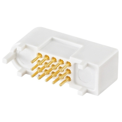 Rosenberger, MultiMag 15, Straight Panel Mount Female Magnetic Connector, PCB Termination