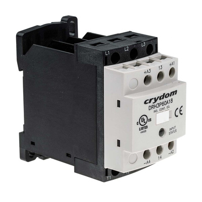 Sensata / Crydom DRH Series Solid State Contactor, 3-Pole