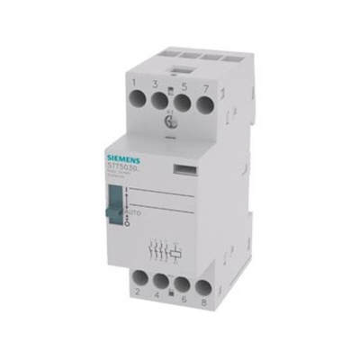 Siemens 5TT Series Contactor, 24 V ac/dc Coil, 4-Pole, 25 A, 4NO, 400 V ac