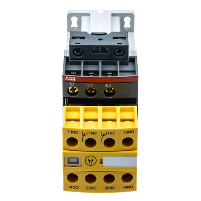 ABB Jokab AFS Series Contactor, 24 V dc Coil, 3-Pole, 25 A, 3NO, 600 V ac