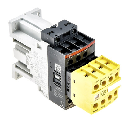 ABB Jokab AFS Series Contactor, 24 V dc Coil, 3-Pole, 28 A, 3NO, 600 V ac
