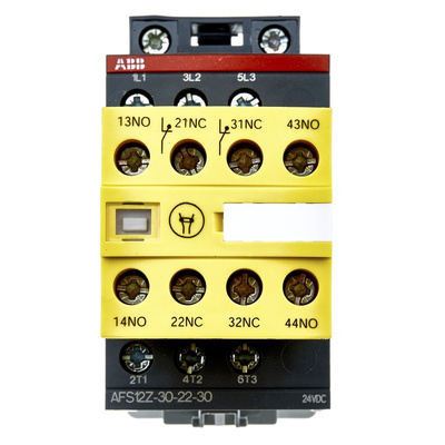 ABB Jokab AFS Series Contactor, 24 V dc Coil, 3-Pole, 28 A, 3NO, 600 V ac