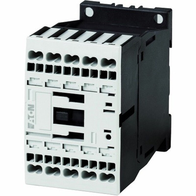 Eaton Contactor, 24 V dc Coil, 3-Pole, 12 A, 5.5 kW, 3NO, 400 V ac