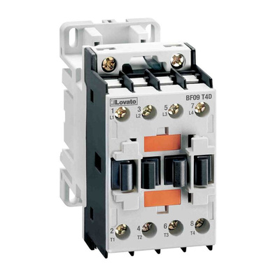 Lovato BF Series Contactor, 230 V ac Coil, 4-Pole, 28 A, 5.5 kW, 4NO, 660 V ac, 690 V ac