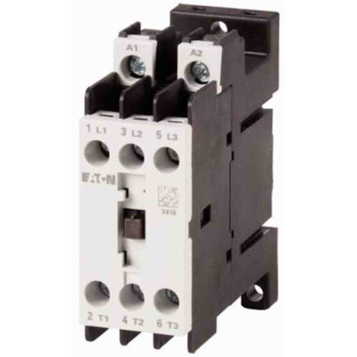Eaton Contactor Relay, 24 V dc Coil, 3-Pole, 4 A, 3NO