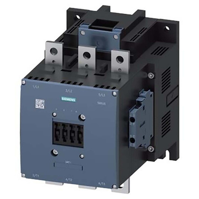 Siemens Reversing Contactor, 220 → 240 V ac/dc Coil, 3-Pole, 400 A, 200 kW, 2NO + 2NC, 690 V