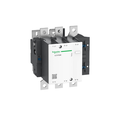 Schneider Electric Contactor, 230 V ac Coil, 3-Pole, 330 A, 160 kW, 3NO